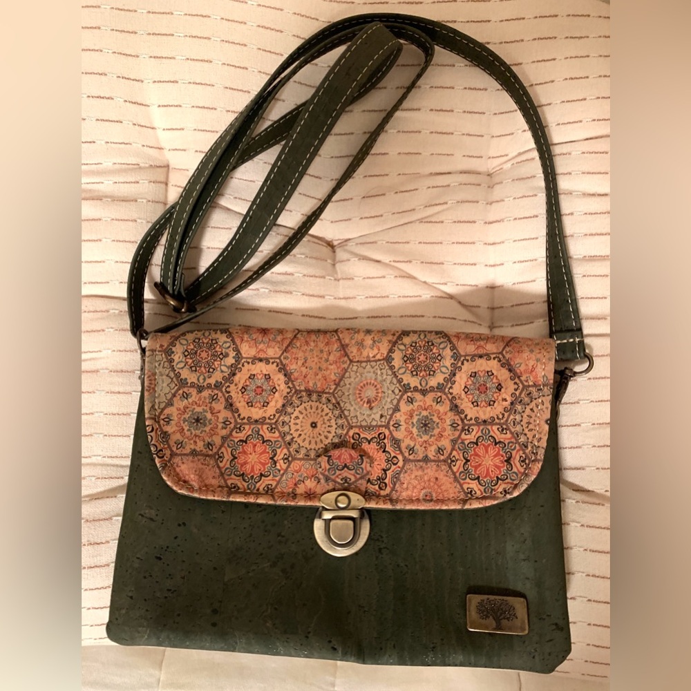 Natural Cork Hand/Crossbody Bag